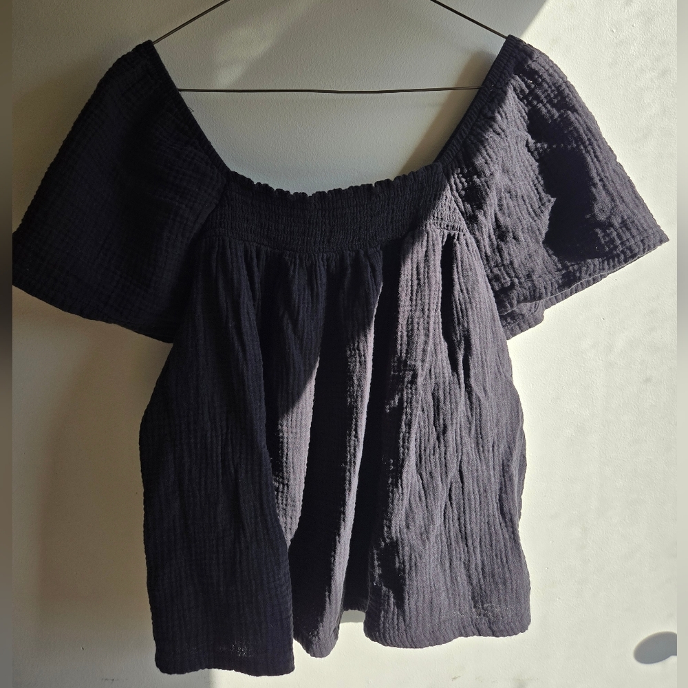 Joyspun Womens Black Blouse Size M